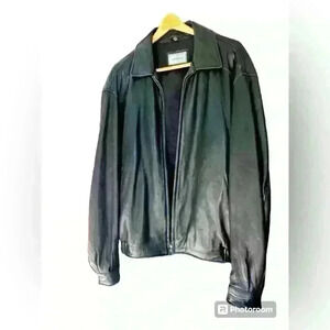 Vintage 1990’s Soft 100% Leather Bomber Jacket